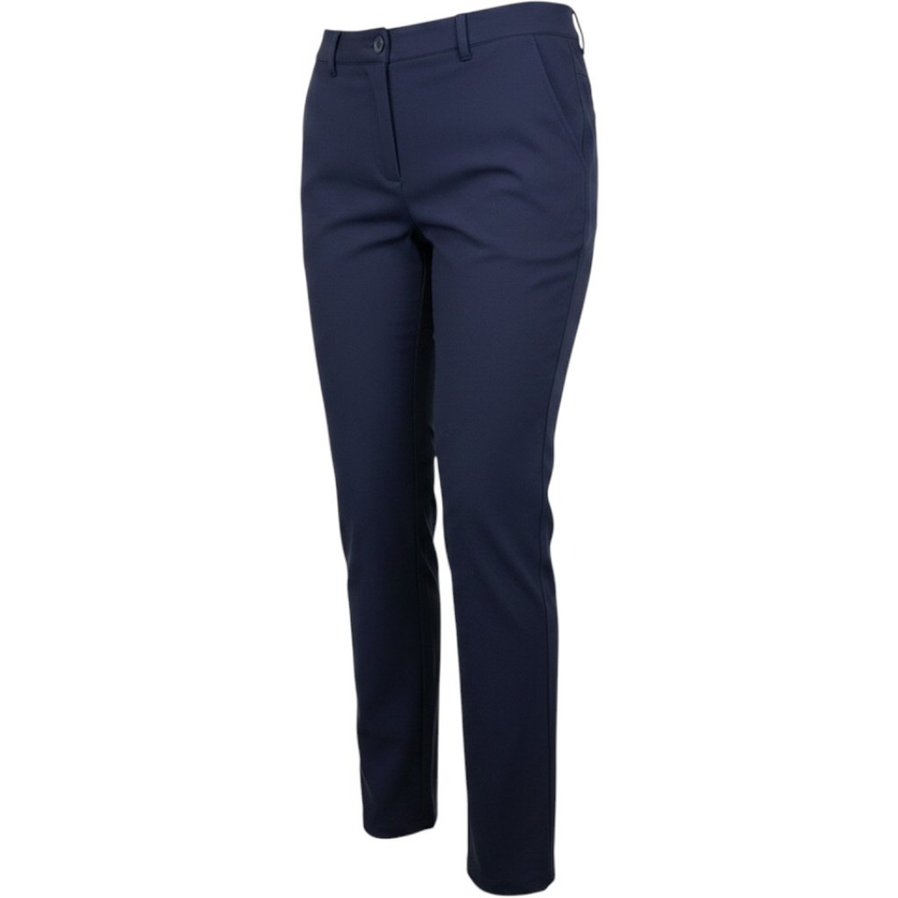 Yogipace Golf Pants Womens Large Blue Straight Leg Stretch 4-Pocket Activewear
